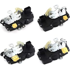 FEXON Front & Rear Side Door Lock Actuator Kit for Chevy Silverado Suburban Avalanche Tahoe GMC Sierra Yukon Cadillac Escalade 2007-2009 Replaces 931-303 931-304 931-108 931-109 4pc