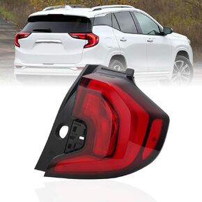 Right Tail Light Assembly Compatible with 2018 2019 2020 GMC Terrain Rear Brake Lamp Driving Lights Passenger Side Outer
