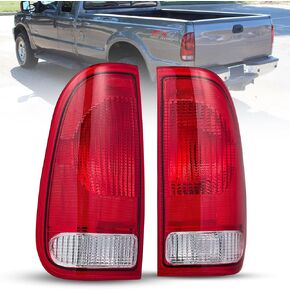 Tail lights For 1997-2003 Ford F-150 Rear Lights Assembly Unit Styleside | FO2800117 FO2801117 replacement for F85Z-13405CA F85Z-13404CA Driver and Passenger Side Dark red in Kuwait