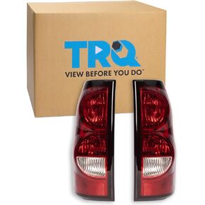 TRQ LTA05508 (قطعتان) مجموعة مصابيح خلفية بديلة على طراز المصنع OE، مصابيح الفرامل للسائق وجانب الركاب متوافقة مع شيفروليه بليزر C/K1500 2500 3500 سوبربان تاهو جي إم سي يوكون إسكاليد