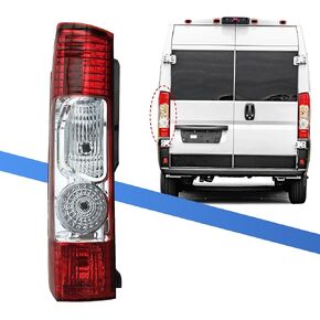 Ram Promaster Tail Light Without Circuit for Dodge Ram ProMaster 1500 2500 3500 for 2010-2023, Work Van Rear Left Driver Tail Lights LH 4725947AB