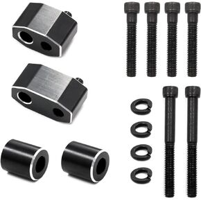 Driver FloorBoard Spacer Extension Kit 1'' Compatible with 2009-2021 Touring Models Road King Electra Glide Road Glide