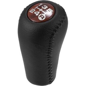 X AUTOHAUX Car Manual Gear Stick Shift Knob 5 Gear for Toyota 4Runner 1991-2001 Pickup SR5 6 Cyl 3.0L 1991-1995 Car Shift Head Faux Leather