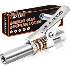 Grease Gun Coupler, 14000 PSI High Pressure Coupler Quick Release Grease, Compatible with All Grease Guns 1/8" NPT Grease Gun Fitting 2PCS in Kuwait