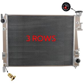 3 Row Aluminum Radiator for 2004-2009 Dodge Ram 1500 2500 3500 Laramie Sport SLT TRX4 5.7L V8 GAS Radiators 2005 2006 2007 2008