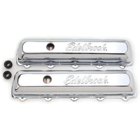 Edelbrock 4485 Signature Series Chrome Valve Covers - Set of 2