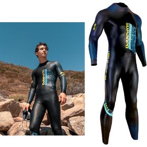SUMARPO Triathlon Wetsuit 4/2mm, Yamamoto Smoothskin Neoprene Skinsuits for Open Water Swimming, ECO-Based, Fina & Ironman & USAT Approved