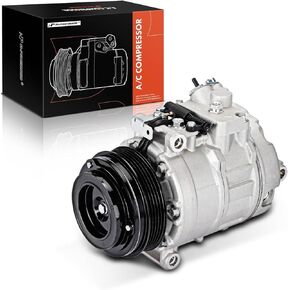 A-Premium Air Conditioner AC Compressor with Clutch Compatible with BMW 320i, 323Ci, 323i, 323is, 325Ci, 325i, 325xi, 328Ci, 328i, 328is, 330Ci, 330i, 330xi, 525i, 528i, 530i, 540i, 740i, M3, M5, Z8