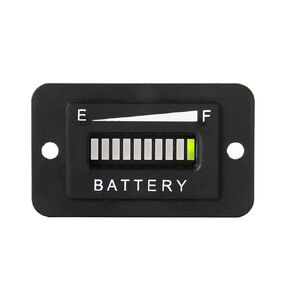 Yooreal 36V Battery Indicator Meter Battery Monitor for Lead Acid Battery (Not Included Trojan Type) Powered Club Car Travel Trailer Forklift Scrubber Machine Electric Motorcycle