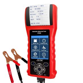 BTP600 Car Battery Load Tester Bad Cell Analyzer Auto 12V/24V 20-3000 CCA 240Ah Cranking Charging Test Tool for Automotive Motorcycle Heavy Duty Trucks