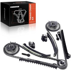 A-Premium 13PCS Engine Timing Chain Kit W/Tensioner & More [fit SOHC, 8Cyl 5.4L] Compatible with Ford Expedition 2005-2014, F-150 2005-2010, F-250 F-350 Super Duty 05-10 & Lincoln Navigator, Mark LT
