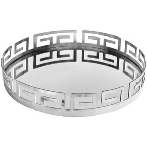 American Atelier Silver Mirror Tray 15 inches