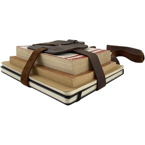 Hide & Drink, Adjustable Book Strap Carrier, Shoulder Carry Reader Essentials, Full Grain Leather, Handmade Accessory