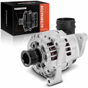 A-Premium Alternator Compatible with BMW E53 Series X5 2004 2005 2006 3.0L, 12V 140A 6-Groove Pulley Clockwise, Replace# 12317530086, 12317532627