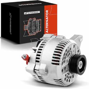 A-Premium Alternator Compatible with Ford F Series Truck 99-04, Mustang 96-98, Expedition, E-Series & Lincoln Town Car 96-97 & Mercury Grand Marquis 95-97, 4.6L 5.4L 6.8L, 130A12V CW 6-Groove Pulley