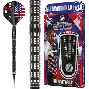 Winmau Leonard Gates The Soulger Professional Tungsten Darts Set with Flights and Stems (Shafts)