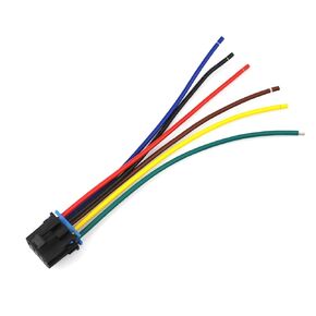AC Heater Climate Fan Speed Control Wire Harness Connectors Pigtail PT1346/15306189/969907 Kit fit for Chevy Tahoe Silverado 2500 C1500 C2500 C3500 K3500 K2500 K1500 C3500HD 1996-1999（14 AWG Lines)
