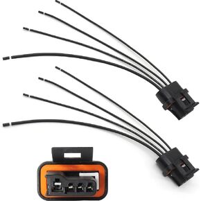 HiSport Lead Wire Repair Harness Voltage Regulator Connector Plug Compatible with CS130,CS121,CS144 alternators GM PT1929 88987962, 2PCS