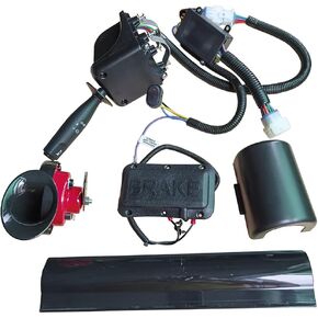 Universal Light Upgrade Kit 9-pin Plugs Upgrade Wiring Harness | Golf Cart Turn Signal Kit with Horn Brake Light Switch for Golf Cart LED Lights