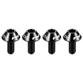 X AUTOHAUX 4 Pcs M5x12mm Bolts Screw for Bottle Cages for Mountain Road BMX MTB Bikes Bicycle Water Bottle Cage Hex Bolts Aluminum Alloy Purple