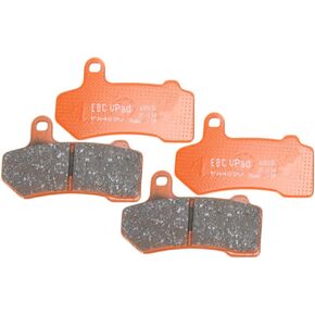 EBC Brakes EBPCK2013 Front Semi-Sintered V-Pads Brake Pad Change Kit