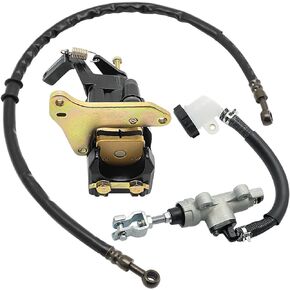 M MATI Rear Brake Caliper Master Cylinder Hose for Honda TRX400EX 400EX 1999-2004 43510-HN1-006 43250-HN1-006 43310-HN1-003