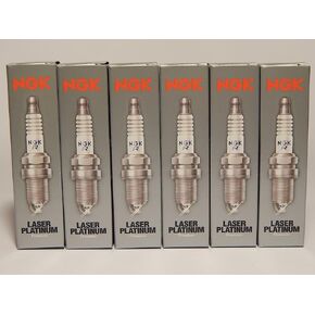 6pc - NGK Laser Platinum Spark Plugs Stock 4288 Nickel Core Tip Standard 0.032in PLKR7A