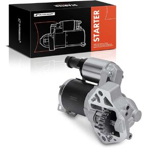 A-Premium Starter Motor Compatible with Honda Pilot, Ridgeline, 2006-2008, 3.5L, 12V 1.6KW 19-Teeth Counterclockwise, Replace# 31200RJEA01, MHG024