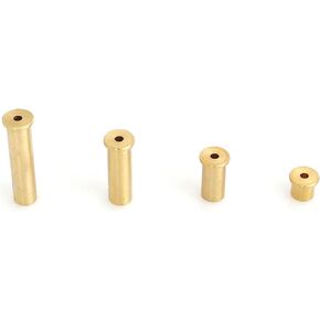 8IN1 Golf 0.355" Brass Tip Plug Weights Fit Iron and Steel Shafts Golf Club Weight Head Accessories (2pcs 2g + 2pcs 4g + 2pcs 6g +2pcs 8g)