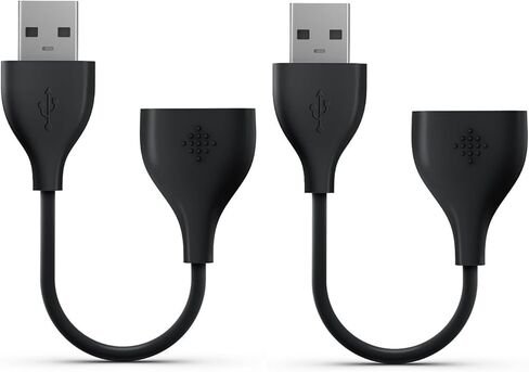 (قطعتان في العبوة كابل شاحن USB لسوار النشاط اللاسلكي Fitbit One Band in Kuwait