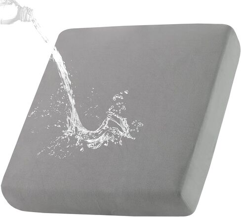 أغطية وسائد مقعد مقاومة للماء بنسبة 100%، أغطية وسائد للأريكة مقسمة، غطاء كرسي قابل للتمدد على شكل حرف L، واقي أثاث للحيوانات الأليفة (غطاء كرسي، كحلي) in Kuwait