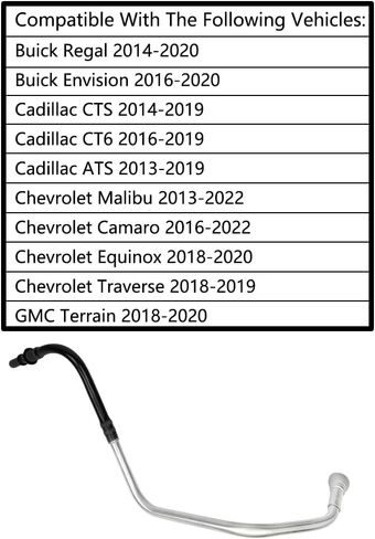 PCV أنبوب تهوية علبة المرافق الإيجابية Repalce 12681589 متوافق مع كاديلاك CTS CT6 ATS شيفروليه ماليبو كامارو إكوينوكس ترافيرس بويك ريجال إنفيجن جي إم سي تيرين in Kuwait
