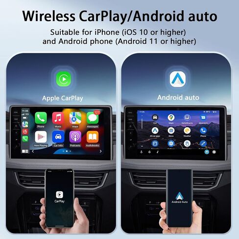 محول Carplay اللاسلكي Magic Box 2.0 ومحول Android Auto، مع مخرج YouTube/Hulu/Netflix/Spotify/Disney+/HDMI، التوصيل والتشغيل، مناسب للسيارات من 2016 وiPhone iOS 10+ in Saudi Arabia