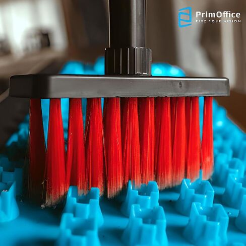 PrimOffice - فرشاة تنظيف ناعمة 5 في 1 متعددة الوظائف مع مجموعة أدوات تنظيف الكمبيوتر (مزيل المفاتيح، إسفنجة متدفقة، طرف قلم معدني، فرشاة عالية الكثافة، شعيرات من النايلون). لتنظيف لوحات المفاتيح، وسماعات الأذن، وأجهزة الكمبيوتر المحمولة in Saudi Arabia