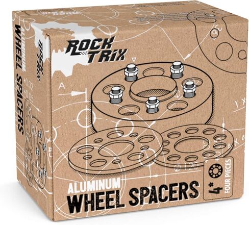 4 قطع 1 بوصة (25 مم) فواصل محولات العجلات 4x110 إلى 4x137 (نمط مسمار متغير) مع صواميل مسامير 10x1.25 (10 مم) متوافقة مع Honda Arctic Cat Yamaha سوزوكي ATV UTV in Kuwait