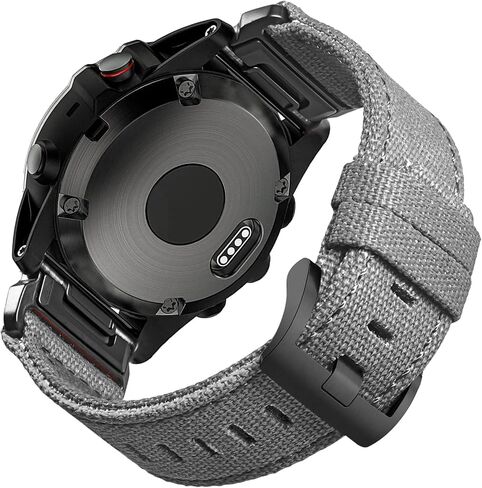 متوافق مع Garmin، حزام رياضي من القماش لساعة fēnix/Forerunner/Approach/MARQ/Quatix/Instinct/D2/Tactix، سوار بديل متين للرجال in Kuwait