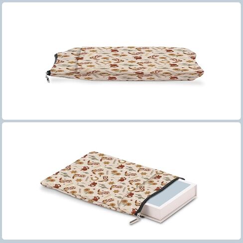Retro Western Sunflower Gifts Book Lovers Gifts Book Sleeve Book Pouch Book Protector Western Stuff Western Gifts for Women Girls Friend Sister Coworker Birthday Book Accessories Book Club Gifts in Saudi Arabia