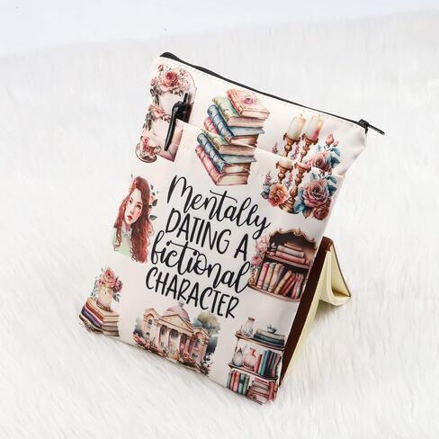 KEYCHIN Book Lover Book Sleeve Booktok Gifts عقليًا، واقي غطاء كتاب لشخصية خيالية لكتاب الطالب الذي يذاكر كثيرا (يؤرخ عقليا-BS) in Saudi Arabia