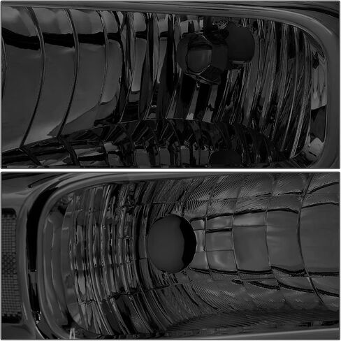 DNA MOTORING HL-OH-FSD05-CH-CL1 Chrome Housing Headlights Compatible with 05-07 F250 F350 F450 F550 SD in Saudi Arabia