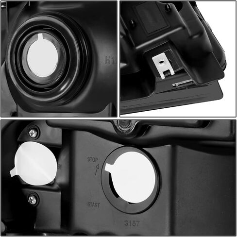 DNA MOTORING HL-OH-FSD05-CH-CL1 Chrome Housing Headlights Compatible with 05-07 F250 F350 F450 F550 SD in Saudi Arabia