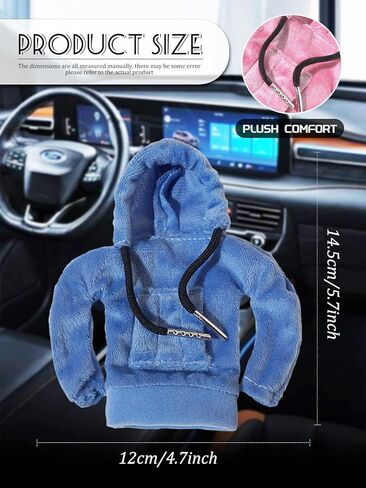 قطعتان من غطاء ناقل حركة تروس السيارة، غطاء مقبض ناقل الحركة عالمي عصري ومضحك عصا تروس بقلنسوة ملحقات السيارة الداخلية ديكورات (أزرق + وردي) in Kuwait