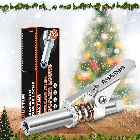 Grease Gun Coupler, 14000 PSI High Pressure Coupler Quick Release Grease, Compatible with All Grease Guns 1/8" NPT Grease Gun Fitting 2PCS in Kuwait