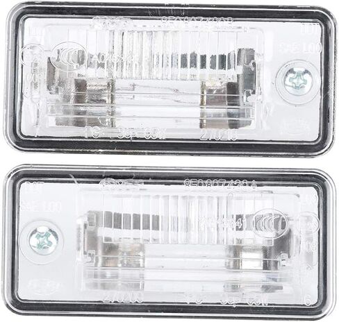 Tbest License Plate Light,License Plate Lamp,Pair of License Plate Light 8E0807430A 8E0807430B Fit for A3 A4 A5 A6 C6 A8 D3 Q7 RS4 8E0807430A 8e0807430a in Saudi Arabia