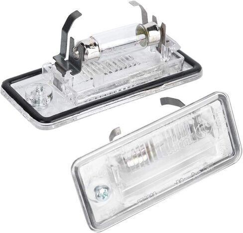Tbest License Plate Light,License Plate Lamp,Pair of License Plate Light 8E0807430A 8E0807430B Fit for A3 A4 A5 A6 C6 A8 D3 Q7 RS4 8E0807430A 8e0807430a in Saudi Arabia
