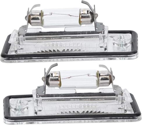 Tbest License Plate Light,License Plate Lamp,Pair of License Plate Light 8E0807430A 8E0807430B Fit for A3 A4 A5 A6 C6 A8 D3 Q7 RS4 8E0807430A 8e0807430a in Saudi Arabia