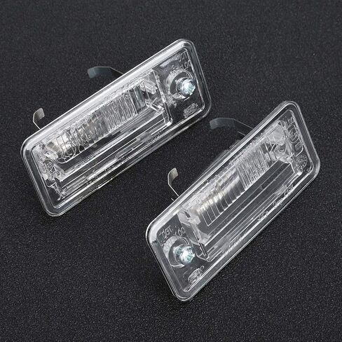 Tbest License Plate Light,License Plate Lamp,Pair of License Plate Light 8E0807430A 8E0807430B Fit for A3 A4 A5 A6 C6 A8 D3 Q7 RS4 8E0807430A 8e0807430a in Saudi Arabia