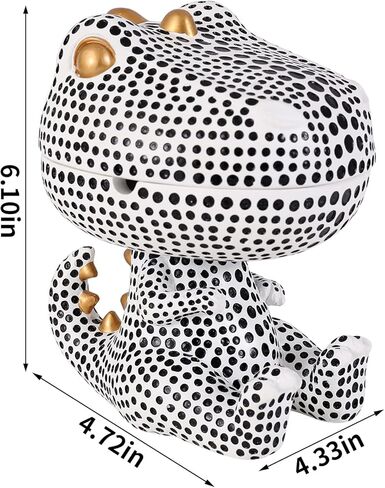 منفضة سجائر باردة مع غطاء في الهواء الطلق نقطة موجة الفن ديناصور علبة رماد للأعشاب ديكور المنزل ديكورات حديثة هدايا لغرفة المعيشة وغرفة النوم والرف والمكتب in Kuwait