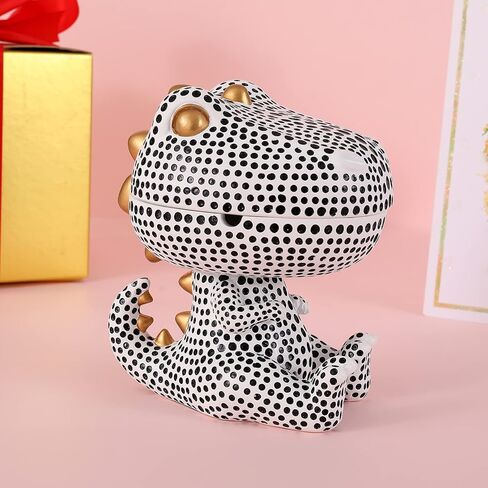 منفضة سجائر باردة مع غطاء في الهواء الطلق نقطة موجة الفن ديناصور علبة رماد للأعشاب ديكور المنزل ديكورات حديثة هدايا لغرفة المعيشة وغرفة النوم والرف والمكتب in Kuwait