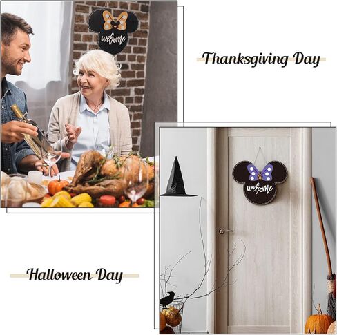 لافتة ترحيب للباب الأمامي، ديكور باب أمامي على شكل فراشة موسمية قابلة للتبديل، ديكورات جدارية من الخشب الريفي لعطلات عيد الميلاد وعيد الحب in Kuwait