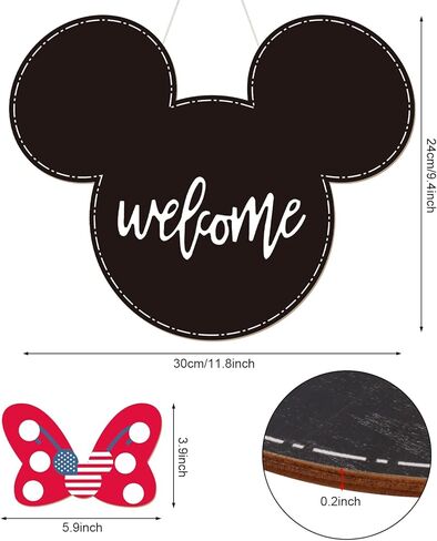 لافتة ترحيب للباب الأمامي، ديكور باب أمامي على شكل فراشة موسمية قابلة للتبديل، ديكورات جدارية من الخشب الريفي لعطلات عيد الميلاد وعيد الحب in Kuwait